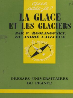 cover image of La glace et les glaciers